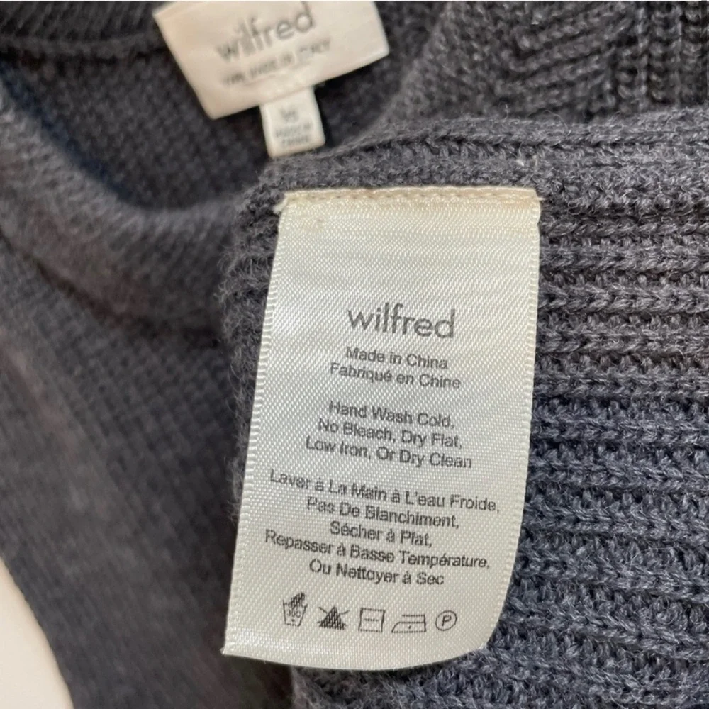 Aritzia Wilfred Palmier Sweater Tunic | 100% Wool - Picture 7 of 8